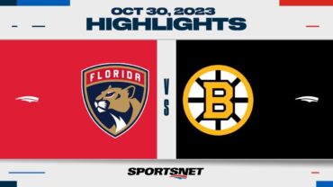 NHL Highlights  Panthers vs. Bruins  October 30, 2023