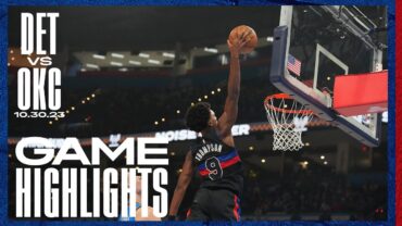 GAME HIGHLIGHTS: Pistons vs. Thunder