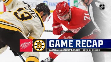 Red Wings @ Bruins 10/28  NHL Highlights 2023