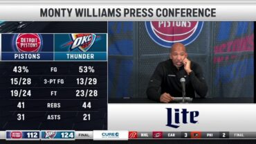 Pistons LIVE 10.30.23: Monty Williams