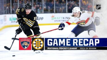 Panthers @ Bruins 10/30  NHL Highlights 2023