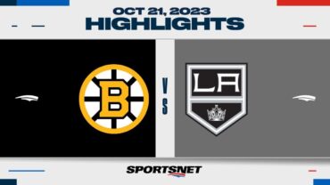 NHL Highlights  Bruins vs. Kings  October 21, 2023