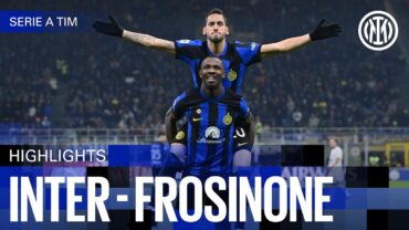 DIMARCO'S WORLDCLASS GOAL ☄️  INTER 20 FROSINONE  HIGHLIGHTS  SERIE A 23/24 ⚫🔵🇬🇧