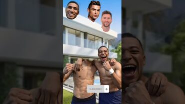 Kylian Mbappé & Achraf Hakimi  Ronaldo, Leo Messi, Neymar Jr, Erling Haaland youtubeshorts