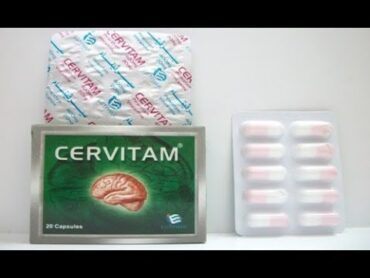 سيرفيتام كبسول لتقوية الذاكرة وتحسين أعراض الدوخة Cervitam Capsules