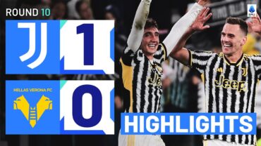 JUVENTUSVERONA 10  HIGHLIGHTS  Cambiaso wins it at the death!  Serie A 2023/24