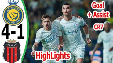 Al Nassr Vs Al Riyadh 41  l All Goals and HighLights l Ronaldo On Fire