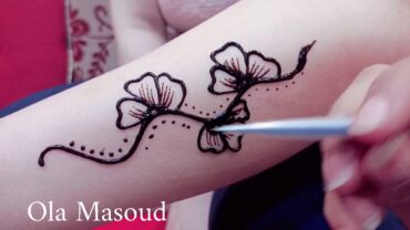 ارسمى الحنه لنفسك بكل سهوله رسم حنا 2021  Ola Masoud