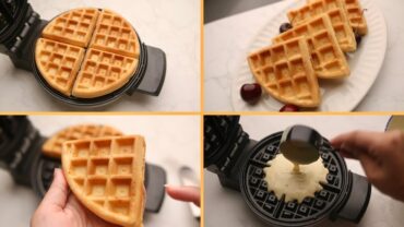 الوافل بأبسط طريقة ومقادير 🧇 وكل الأسرار اللي تخليه هش و مقرمش! Waffles