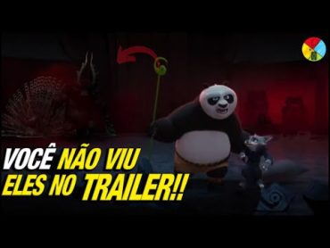 DETALHES QUE VOCÊ NÃO PERCEBEU NO TRAILER DE KUNG FU PANDA 4 ! dreamworks