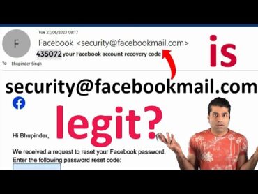 security@facebookmail.com is it legitimate