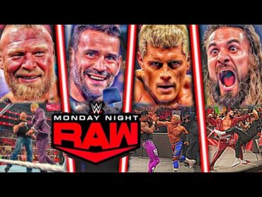 WWE Raw 15 January 2024 Full Highlights HD  WWE Monday Night Raw Highlights Today 1/15/2024 HD