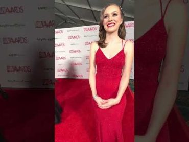 Adult film star Freya Parker on the red carpet at the 2023 AVN Awards