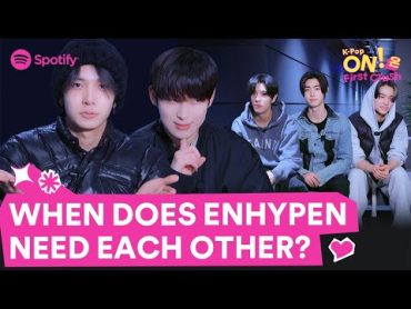 (CC) Behind the scenes of ENHYPEN’s “I NEED U” cover  KPop ON! First Crush