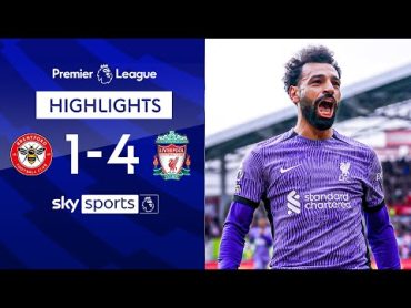 Salah BACK with a bang! 🔥  Brentford 14 Liverpool  Premier League Highlights