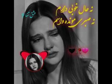 آهنگ غمگین💔🥀 سوزناک🖤🥺(نه حال خوبی دارم نه صبری مونده واسم چشام پر ازغباره دلم گرفته بازم💔)