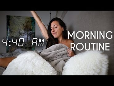 4:40 AM Morning Routine  How to Wake up Early