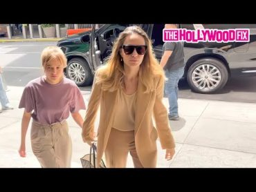 Angelina Jolie Takes Her & Brad Pitt&39;s Daughter Vivienne JoliePitt Out To Run Errands In New York