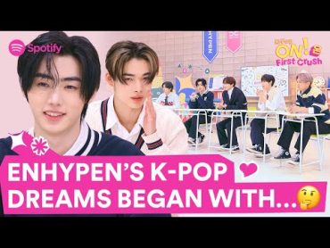 (CC) ENHYPEN tell us more about their cover of “I NEED U” by BTS  KPop ON! First Crush