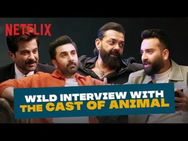 ⁠Bassi & the ANIMAL Cast: DadSon Relationships & Animal Park!  Ranbir Kapoor, Anil K, Bobby D