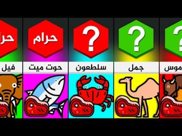 تعرف على لحوم الحيوانات الحلال والحرام