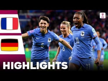 France vs Germany  Highlights  UEFA Women&39;s Nations League Semi Final 23022024