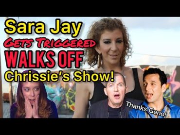 Sara Jay gets TRIGGERED & WALKS OFF Chrissie Mayr&39;s Show! Thanks Geno Bisconte & Kevin Brennan