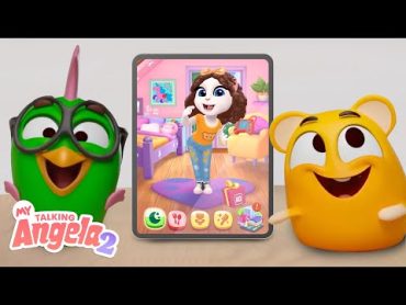 Tom’s Pets Play MY TALKING ANGELA 2! ✨ NEW GAME TRAILER 🎮