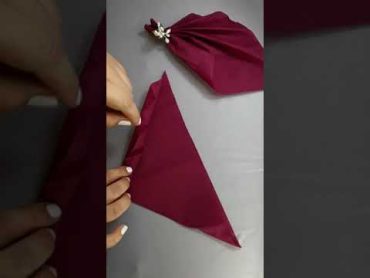 طي مناديل الخطوبة والمناسبات 👰Folding napkins for engagement and parties