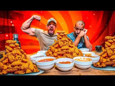 تحدي ٢٠٠ حبة وينجز بالصوصات 🍗 Wings Challenge 200 Pieces