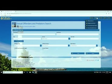 Sex offender website tutorial