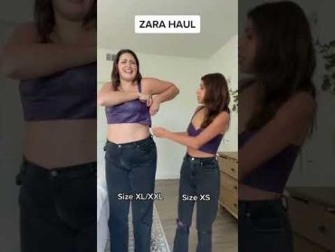 Zara Haul XL/XXL Vs XS 2022 tiktok kristinazias shorts