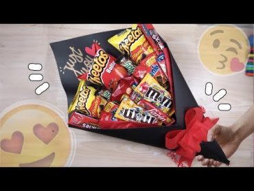 Regalo fácil y rápido San Valentin ♥ Ramo de dulces o bouquet