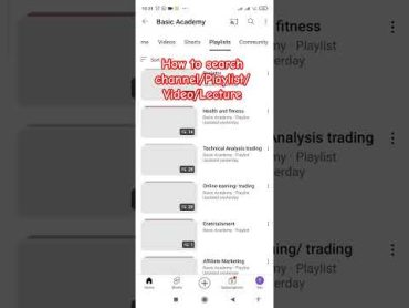 How to search YouTube Channel How to search Playlist How to search lecture shortsfeed viral