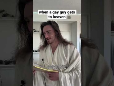 when a gay guy gets to heaven shorts comedy funny