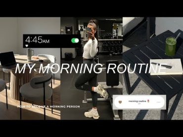 5AM *REALISTIC* MORNING ROUTINE  early morning hacks, healthy habits + staying motivated from home