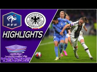 France vs Germany Women&39;s nations league I Highlights I  résumé de match