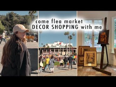 come flea market decor shopping with me  XO, MaCenna Vlogs