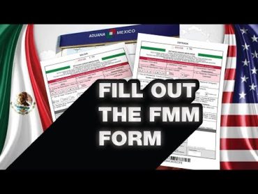 Fill out the Mexican tourist permit form aks FMM form to visit Mexico