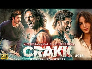 CRAKK ( New Movie ) 2024  Vidyut Jammwal & Arjun Rampal  Lasted Bollywood Action Movie