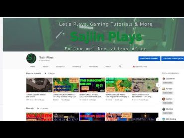 WELCOME TO SAJIINPLAYS  Sajiin Plays Channel Trailer