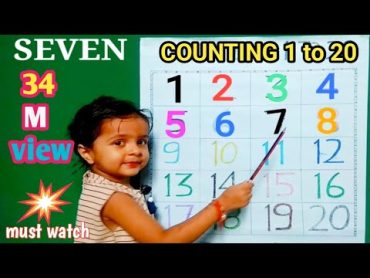 Number song  ginti  गिनती  counting 1 to 10  counting 1 to 20  1234 Numbers. ginti in hindi