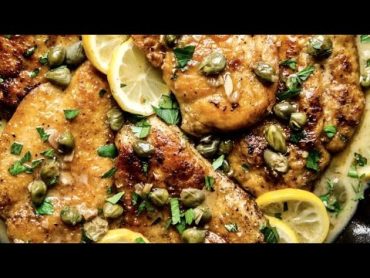 Chicken Piccata! Chicken breast Sauté in Lemony Capers sauce 😋 ‏חזה עוף ברוטב לימונים ,צלפים ועוד