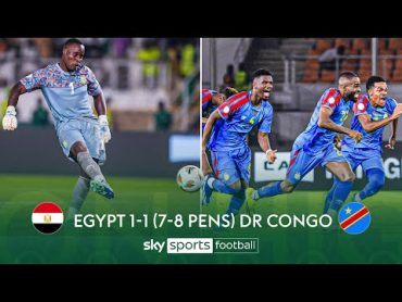 DR Congo goalkeeper wins THRILLING shootout! 🇨🇩🧤  Egypt 11 (78 pens) DR Congo  AFCON Highlights