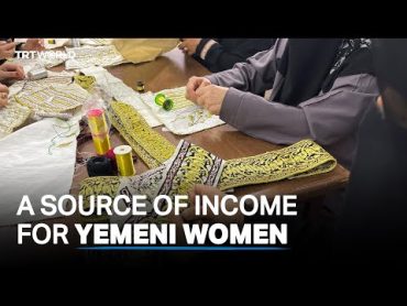 Yemeni women gain economic independence by crafting traditional belts