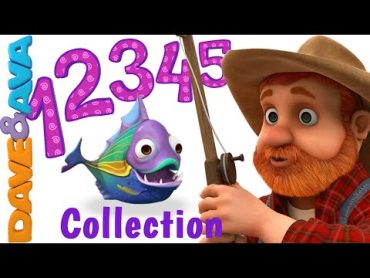 12345 Once I Caught a Fish Alive  Number Song  Nursery Rhymes Collection from Dave and Ava