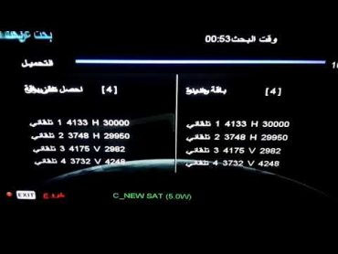 طريقة اضافة قمر 5 غرب سي باند ..قنوات اوكا افريكا