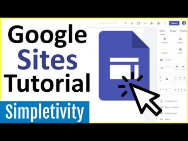 How to use Google Sites  Tutorial for Beginners