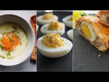 Three Ways to Cook Eggs for Easter 🐣  . Easy And Delicious Egg Dishes To Try ❤️