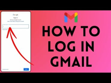 How to Login Account in Gmail 2024  Sign In Gmail Account